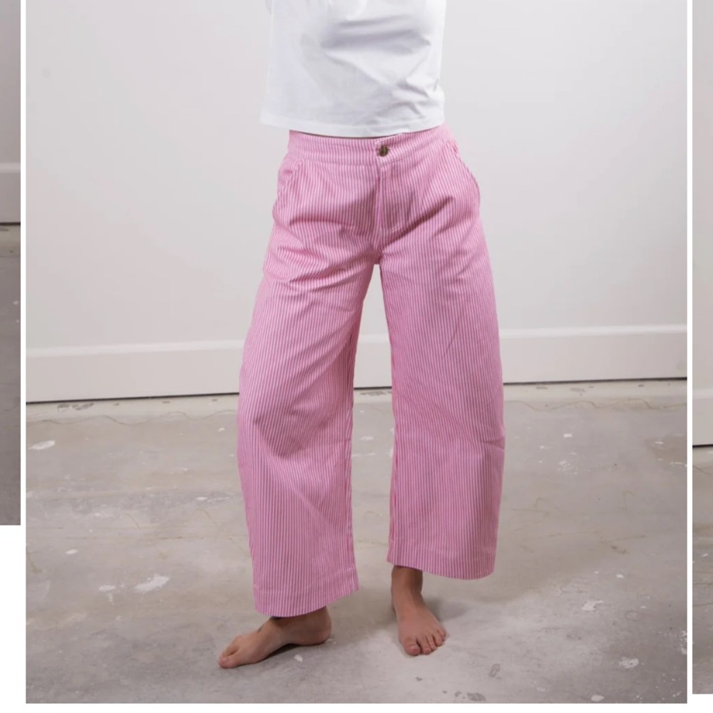 Sonderhaus Daphne Trouser pink stripe